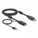 DeLOCK HDMI to DisplayPort cable 4K 30 Hz 2 m