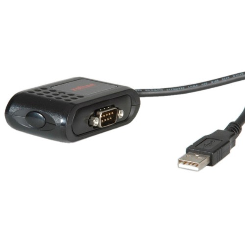 ROLINE Converter Cable USB to RS-232+DB25