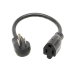 Tripp Lite P024-001-13A15D power cable Black 11.8" (0.3 m) NEMA 5-15P NEMA 5-15R