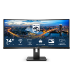 Philips B Line 346B1C/00 computer monitor 86.4 cm (34") 3440 x 1440 pixels Quad HD LCD Black