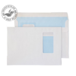 Blake White Window Self Seal Wallet C5 162x229mm 100gsm (Pack 500)