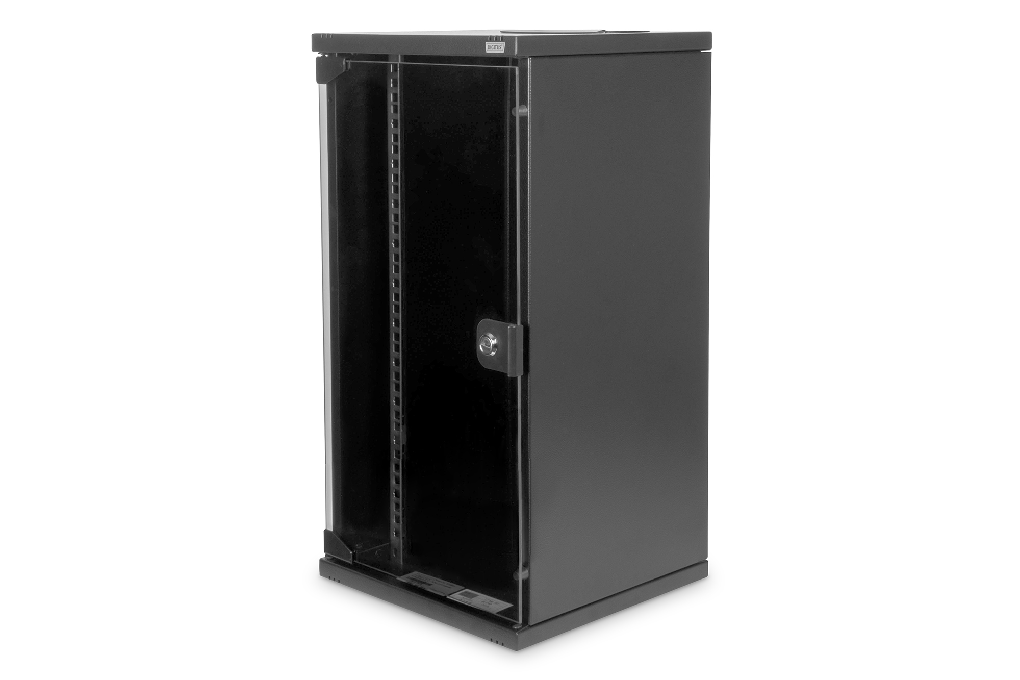 Digitus 12HE 10"-Wandgehäuse RAL 9005 schwarz