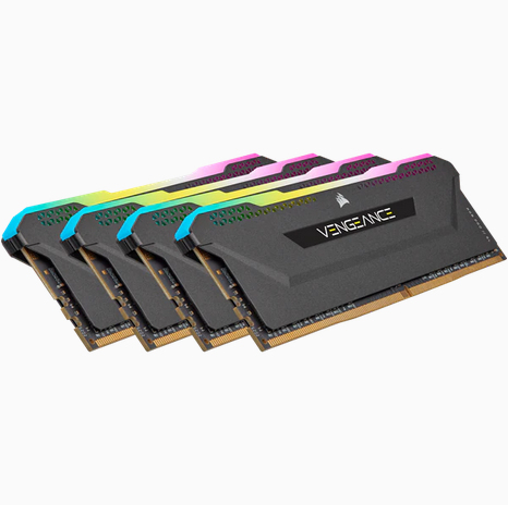 Image of Corsair Vengeance CMH64GX4M4E3200C16 memory module 64 GB 4 x 16 GB...