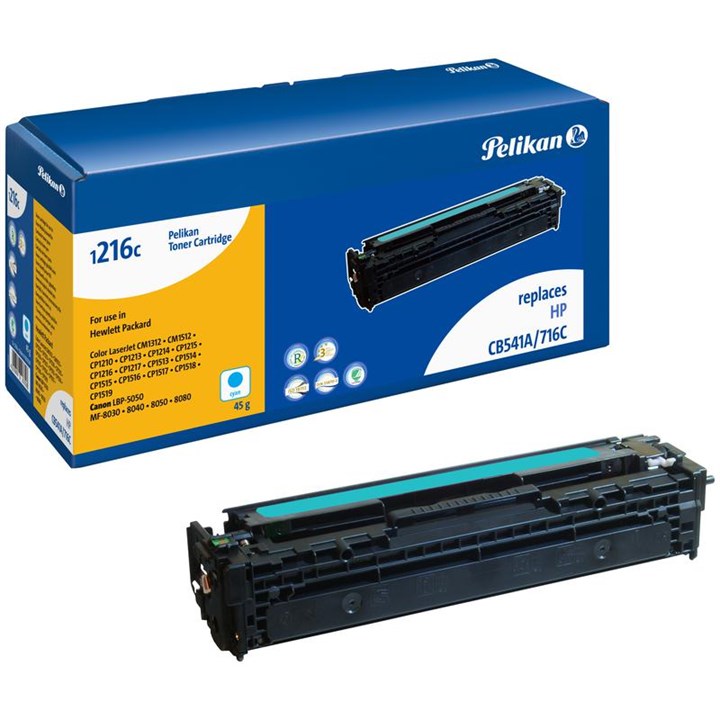 Image of Pelikan Laser Toner For HP 125A Cyan (Cb541A)