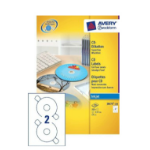 Avery J8676-100 storage media label 200 pc(s) CD/DVD Self-adhesive label