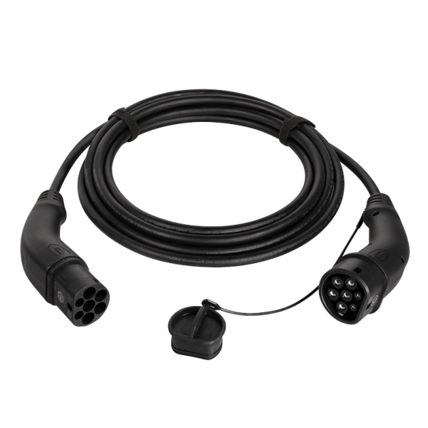Logilink Black Evc0107 Electric Vehicle Charging Cable Type 2 3 10 M