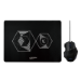 LogiLink Typhoon Gaming combo set, Mouse + Mousepad