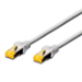 FDL 10M CAT.6a 10Gb S-FTP LSZH PATCH CABLE - WHITE