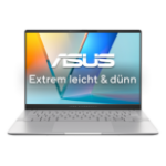 ASUS Vivobook S 14 M5406KA-QD015W AMD Ryzen AI 5 340 Laptop 35.6 cm (14") WUXGA 16 GB LPDDR5x-SDRAM 512 GB SSD Wi-Fi 6E (802.11ax) Windows 11 Home Silver