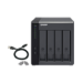 QNAP TR-004/4TB-RED storage drive enclosure 2.5/3.5" HDD/SSD enclosure Black