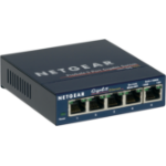 Netgear GS105 Unmanaged Gigabit Ethernet (10/100/1000) Blue