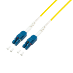 LogiLink FP0UB10 fibre optic cable 10 m LC OS2 Yellow