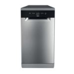 Whirlpool 9 Place Settings Freestanding Dishwasher - Stainless steel