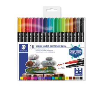 Staedtler 3187 permanent marker Multicolour 18 pc(s)