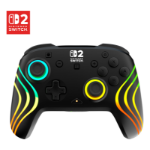 Turtle Beach Afterglow Wave Black Wireless RGB Gaming Controller. Officially Licensed for Nintendo Switch 2