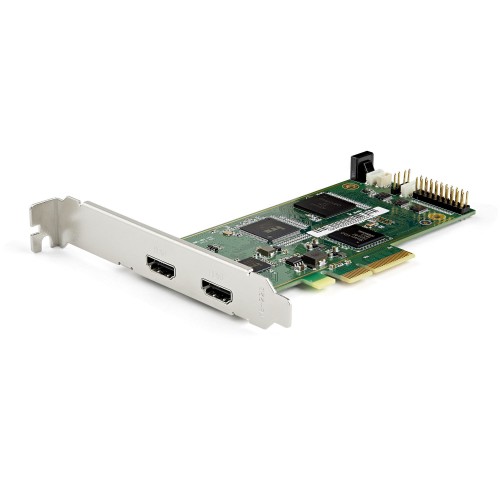 StarTech.com PCIe HDMI Capture Card - 4K 60Hz PCI Express HDMI 2.0 Capture Card w/HDR10 - PCIe x4 Video Capture Device for Desktop - Video Recorder/Adapter/Live Streaming - Supports H.264