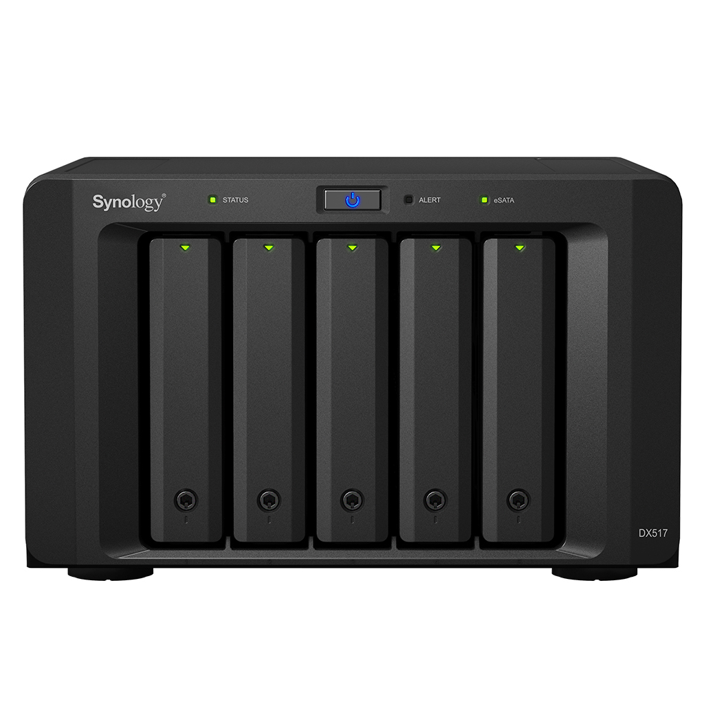 Image of Synology DX517 disk array 15 TB Desktop Black