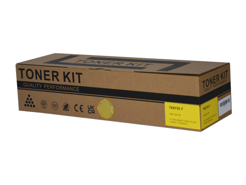 Data Direct Kyocera 7353ci/8353ci Toner Yellow Compatible 1T02XNANL0