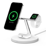 Belkin BoostCharge Pro Headset, Smartphone, Smartwatch White USB Wireless charging Indoor