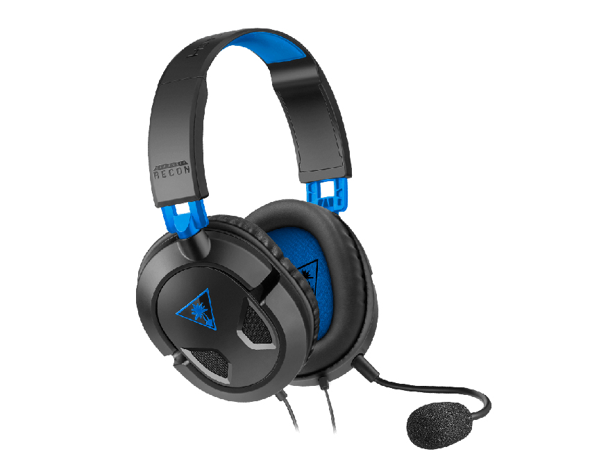 turtle beach black and blue headset