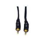 Cables Direct 2m 3.5mm, M - M audio cable Black