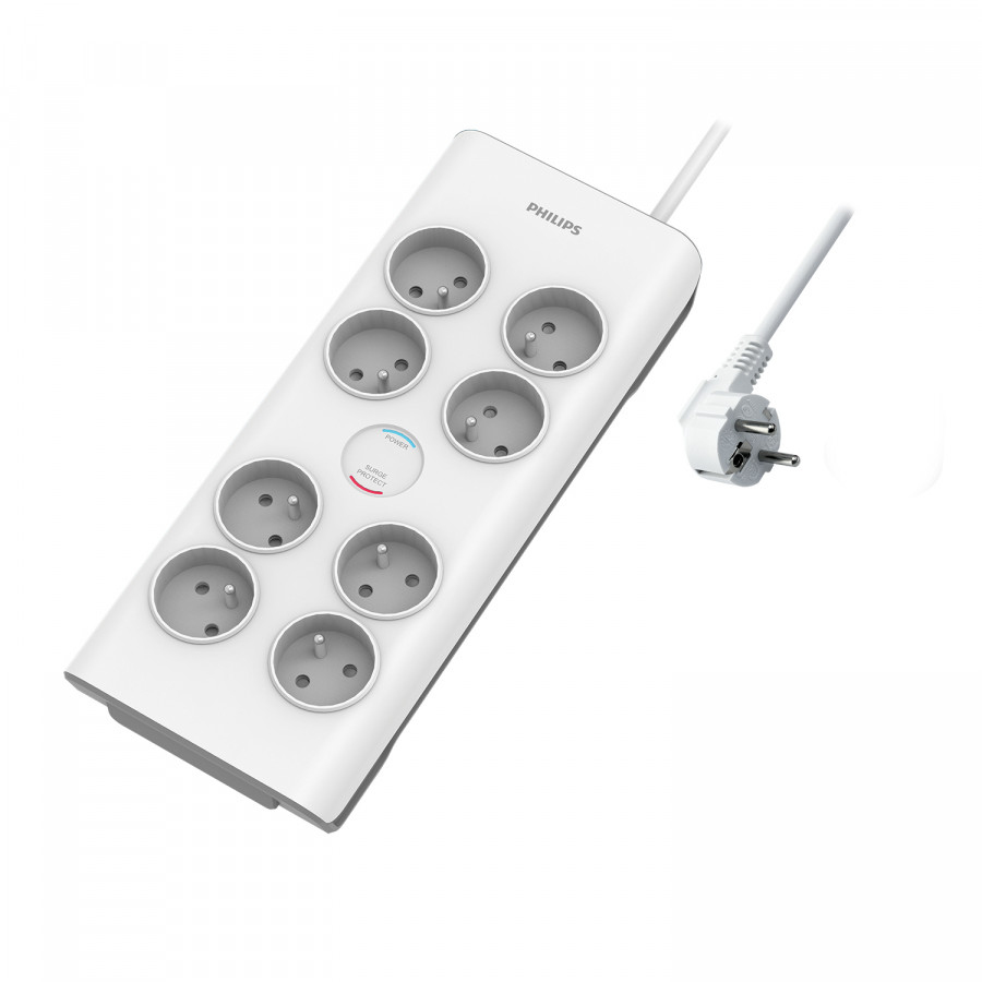 MCL SPN7080WA/19 power extension 2 m 8 AC outlet(s) Indoor White