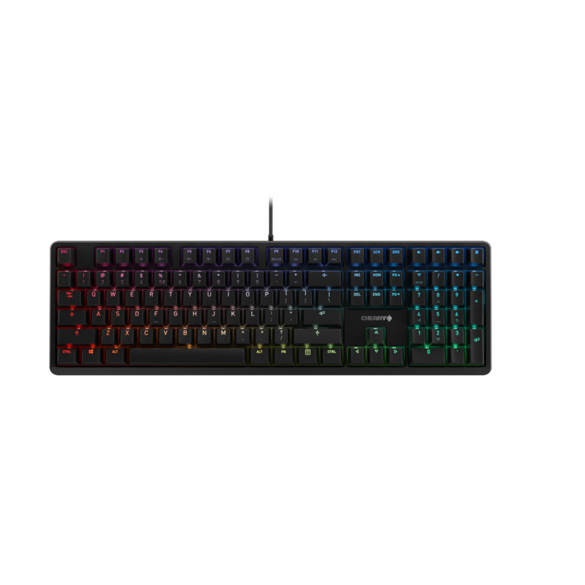 Image of CHERRY G80-3000N RGB keyboard USB QWERTZ Swiss Black