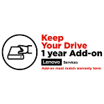 Lenovo Keep Your Drive Add On, Extended service agreement, 1 year, for ThinkStation P510 30B4, 30B5; P710 30B6, 30B7; P720 30BA; P910 30B8, 30B9