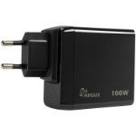 Inter-Tech PD-3100 power adapter/inverter Indoor 100 W Black