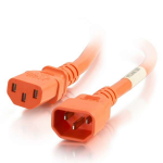 C2G 17482 power cable Orange 23.6" (0.6 m) C14 coupler C13 coupler