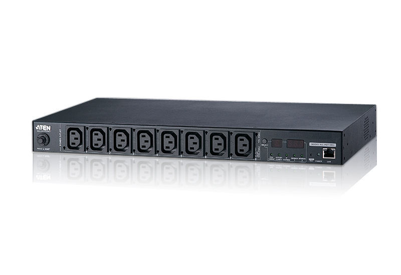 ATEN PE7108G-ATA-G power distribution unit (PDU) 8 AC outlet(s) 1U Black