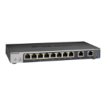 Netgear GS110EMX Managed L2/L3 Gigabit Ethernet (10/100/1000) Black