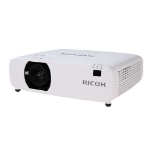 Ricoh PJ WUL5A50 data projector Short throw projector 5200 ANSI lumens 3LCD WUXGA (1920x1200) White