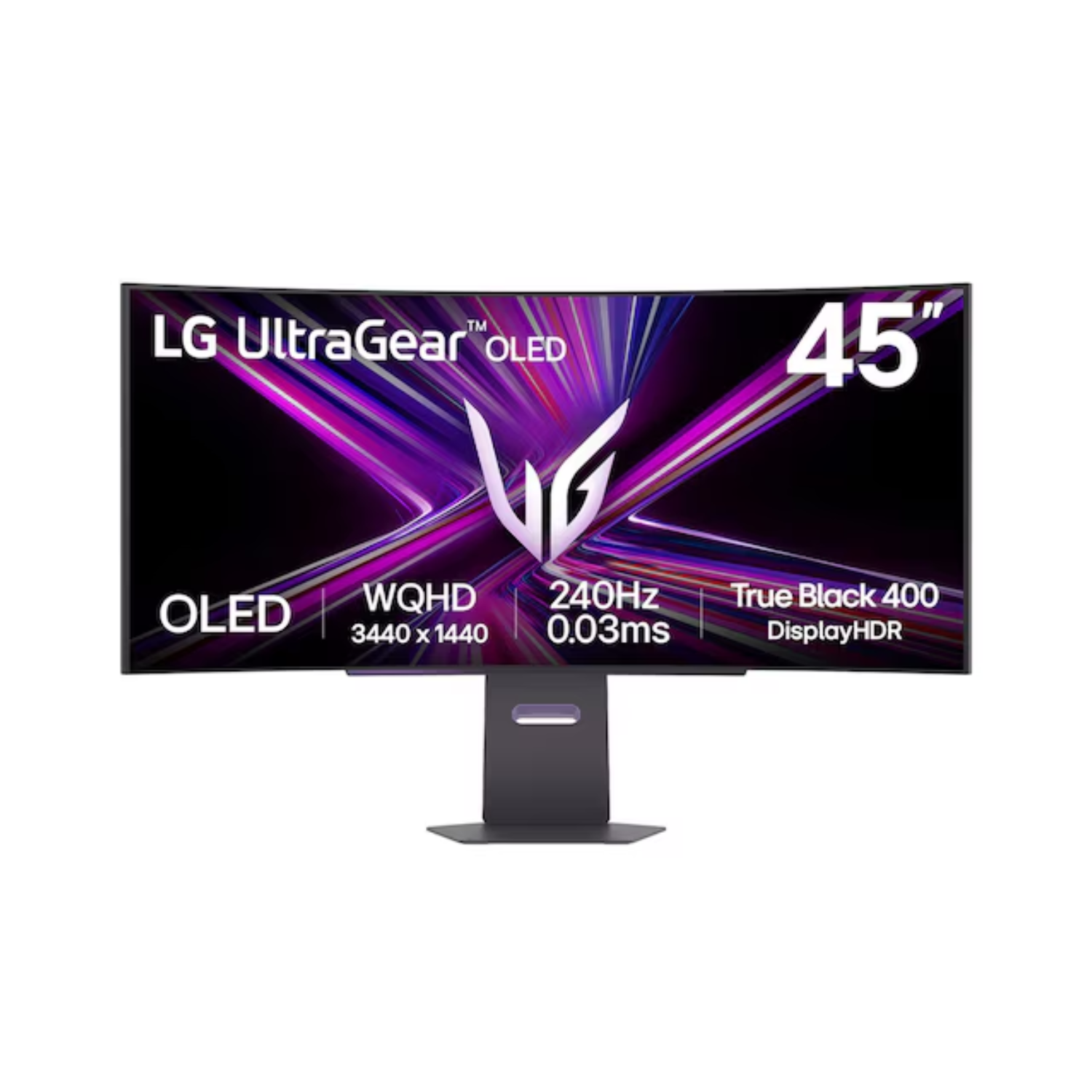 LG 45" OLED UWQHD 240Hz Gaming Monitor with USB-C, Speakers & Height Adjustable Stand