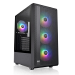 Thermaltake S200 Plus TG ARGB Black Midi Tower