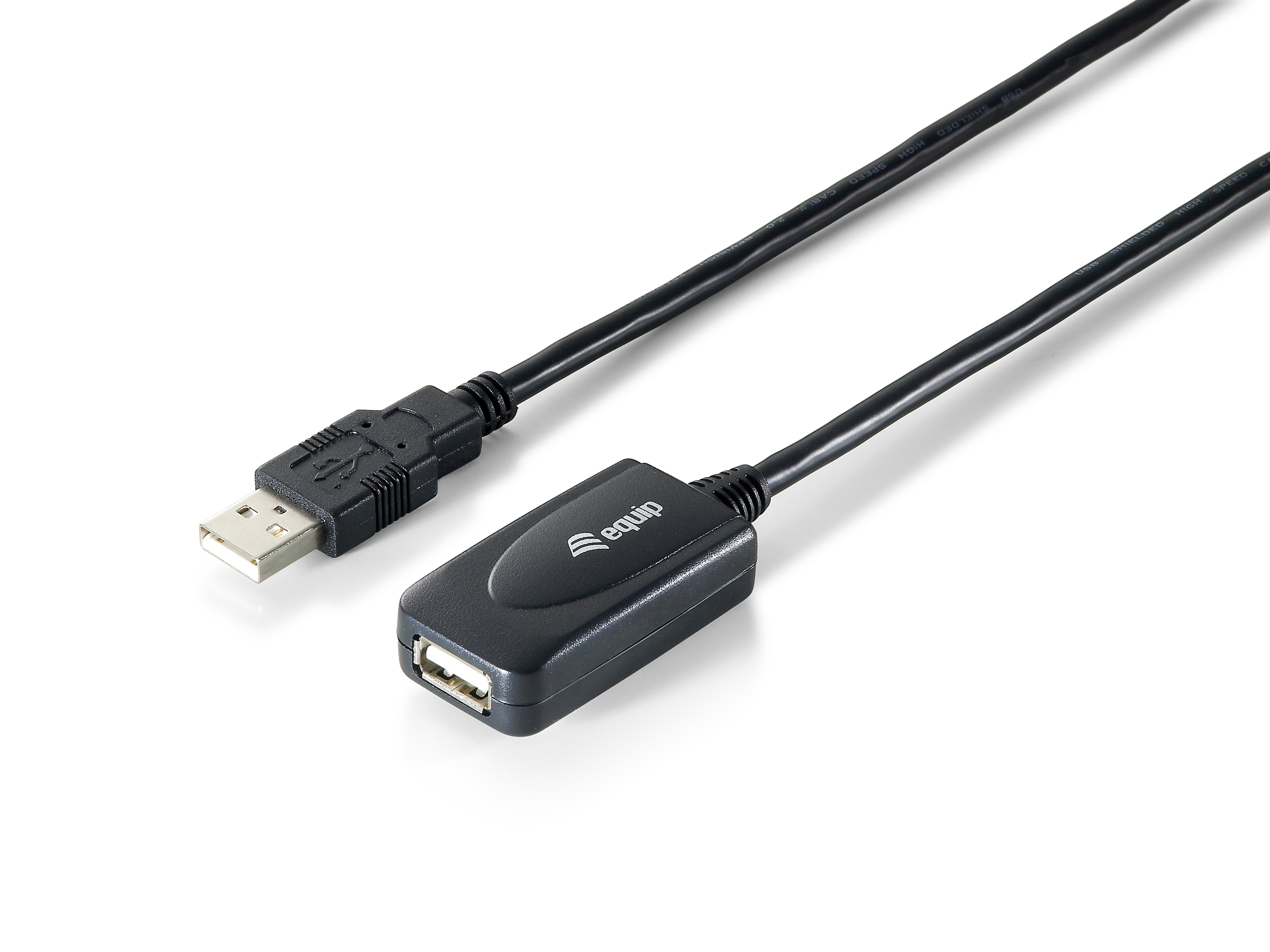 Image of Equip USB 2.0 Type A Active Extension Cable Male to Female, 5m