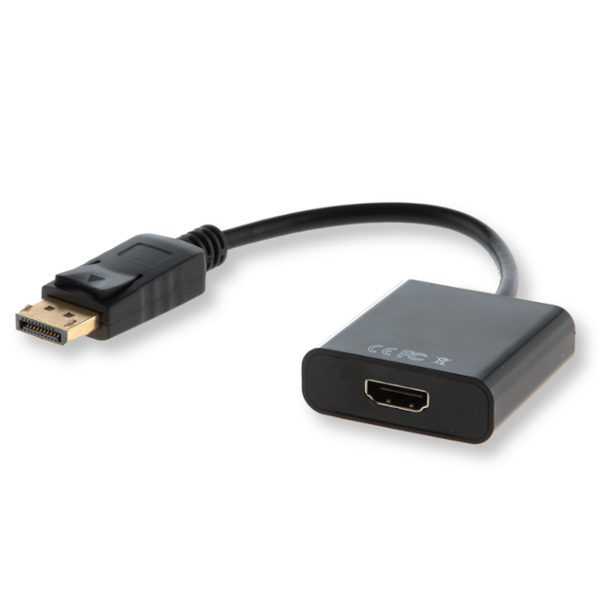 CL-55 Savio CL-55 - 0.2 m - DisplayPort - HDMI Type A (Standard) - Male - Female - Black