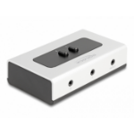 DeLOCK 2 to 1 Switch Stereo Jack 3.5 mm 4 pin manual bidirectional