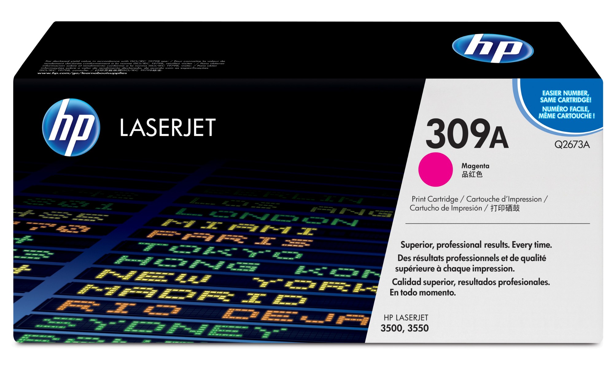 HP Q2673A/309A Toner cartridge magenta, 4K pages/5% for HP Color LaserJet 3500