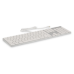 LMP 22297 keyboard USB Swedish Silver