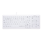 CHERRY AK-C7000 keyboard Medical USB AZERTY Belgian White