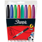 Sharpie S0814660 permanent marker Black, Blue, Green, Purple, Red, Violet, Yellow 8 pc(s)