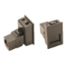POWERDATA BLACK CAT6 FACIA & COUPLER (NOT FOR P-PACK D / PD VERTICAL)