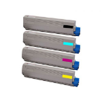 CTS Remanufactured OKI C801M Magenta 44643002 Toner