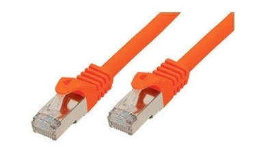 EU Product - RJ45 Patchkabel S/FTP, Cat7 LSZH 1,0m orange thumbnail