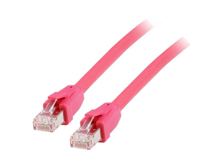 Photos - Cable (video, audio, USB) Equip Cat 8.1 S/FTP  Patch Cable, LSOH, 0.5m, Red 608027 (PIMF)