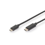 Digitus USB Type-C™ connection cable, Type-C™ to micro B, Ver. USB 2.0