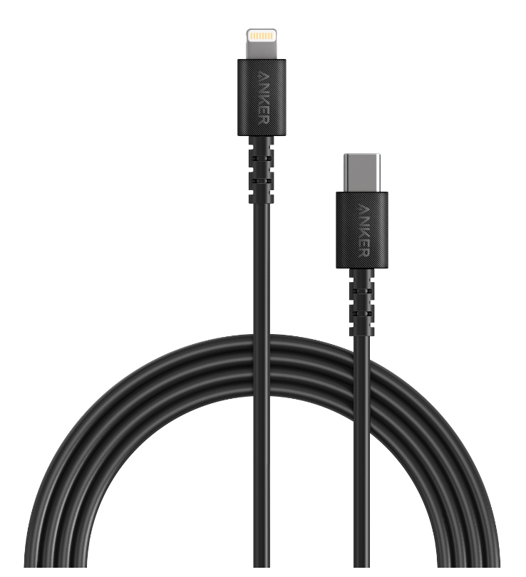 Image of Anker A8612G11 lightning cable 0.9 m Black