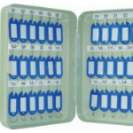 Q-CONNECT KF04272 key cabinet/organizer Blue