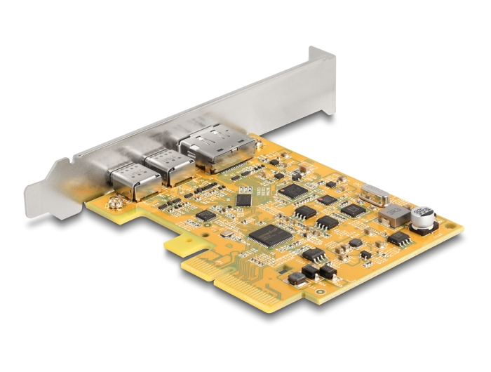 EU Product - PCI Express x4 Karte zu 1x extern USB TypeC 10 Gbps B thumbnail